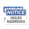 Signmission Health Hazards OSHA Notice Sign, Plastic, 10in W x 7in L, 2PK OS-2PACK-NS-P-710-L-13349 - alternate 1